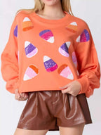 Halloween Candy Sequin Long-Sleeve Sweatshirt 8179c20f-d6ec-4c15-89e8-57b464fecf5b-Max-Origin