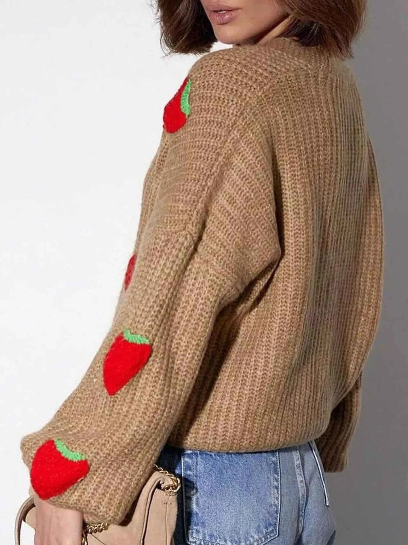 Strawberry Button Down Cardigan 818e5634-1c34-40b2-8aef-a12e998e7ea9-Max-Origin