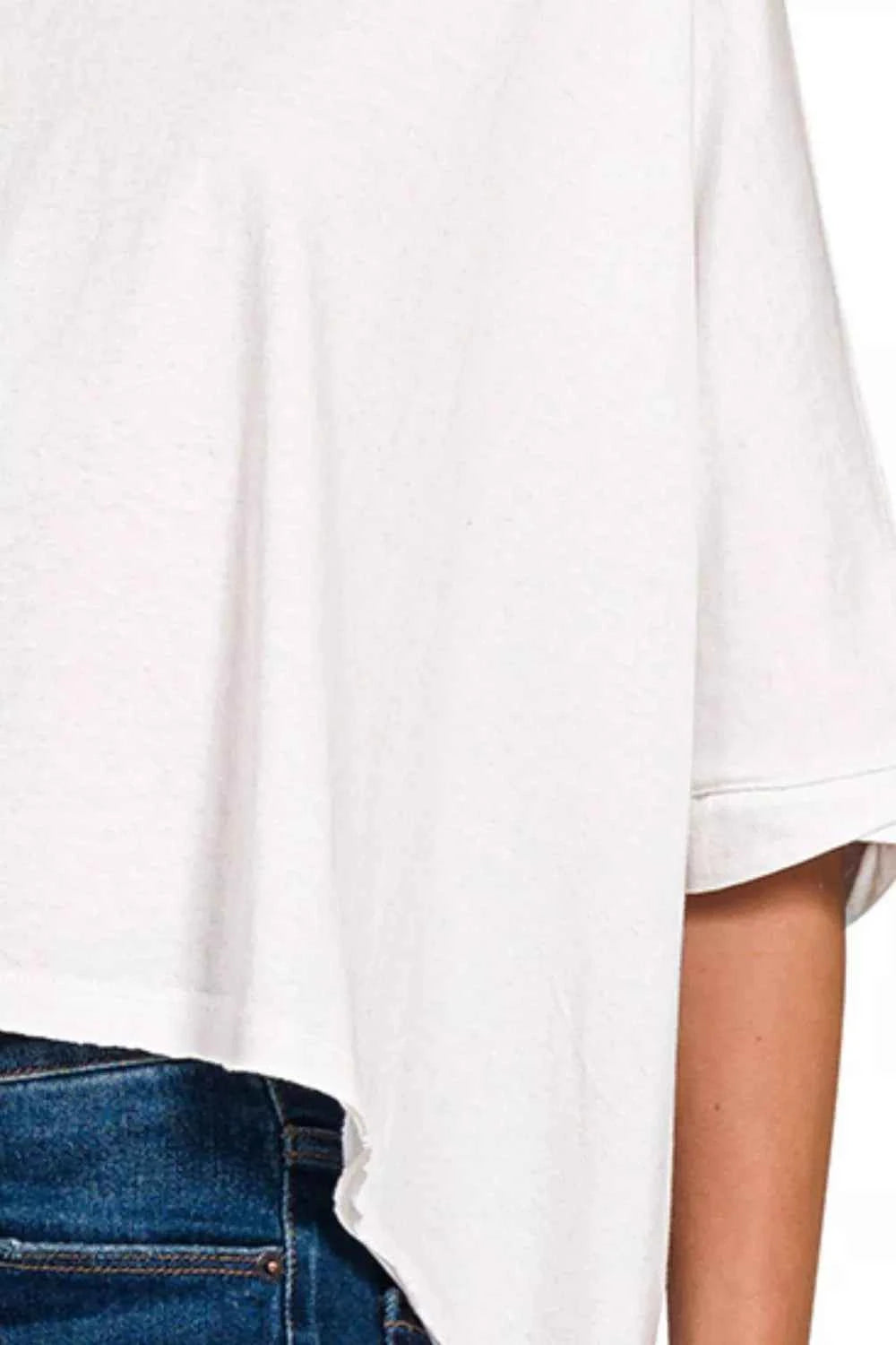 Zenana Premium Cotton Oversized Round Neck Box T-Shirt 81986650-f755-4028-9f2a-a552d456d959-Max-Origin