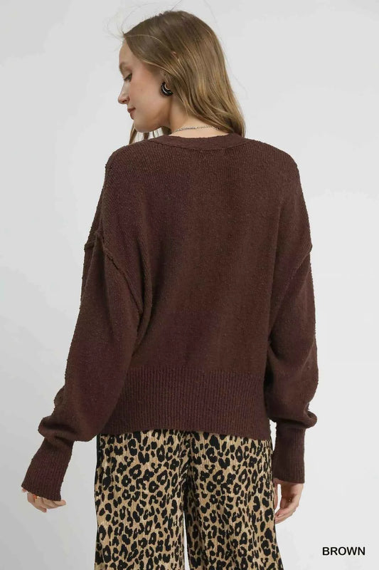 Button-Front V-Neck Knit Cardigan 81a5d46e-631f-49ec-85b9-07eef6dc0d05-Max-Origin