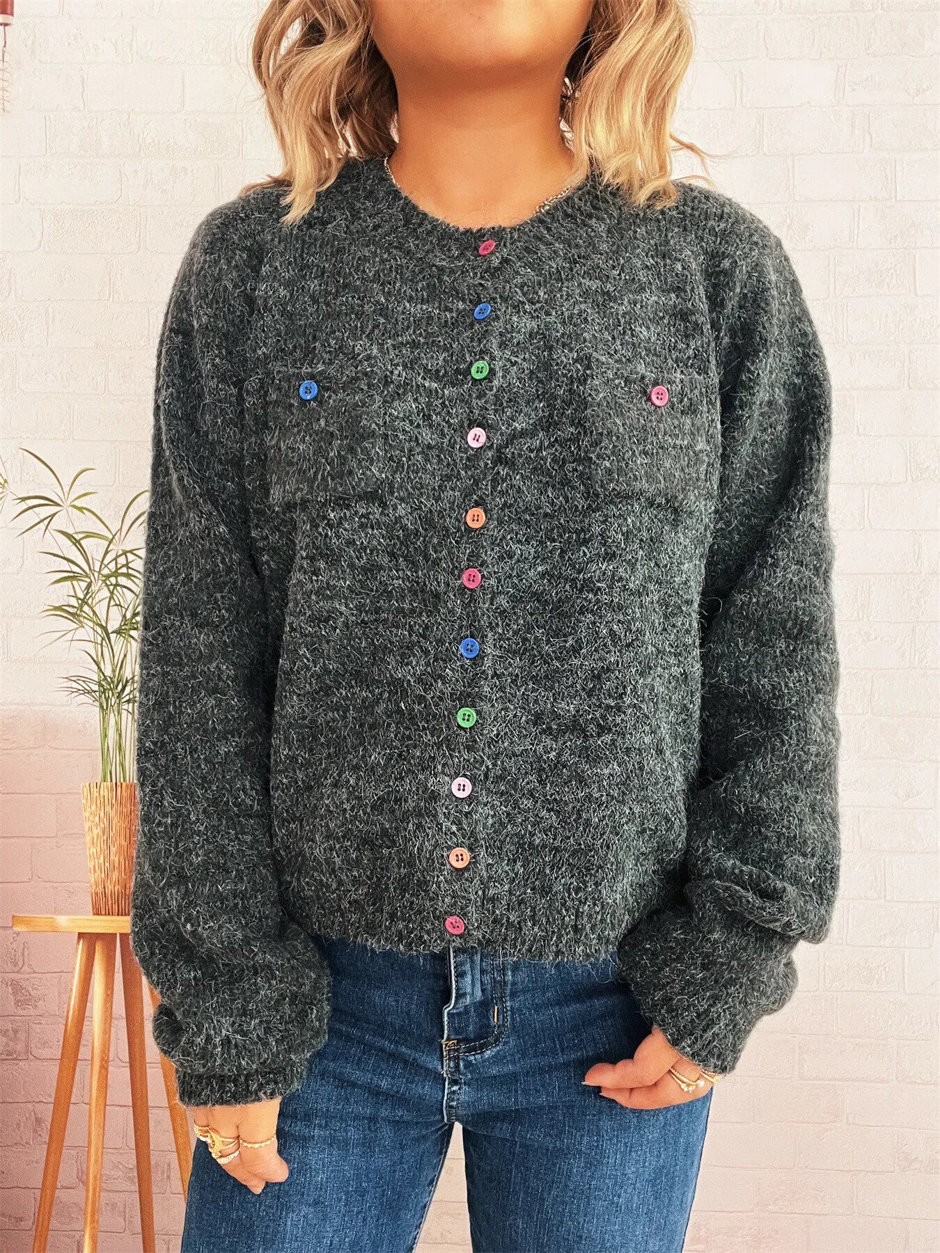 Button-Up Ribbed Hem Cardigan with Chest Pocket 81b04236c88c418c8c8e0c7a9a579f6d-Max-Origin