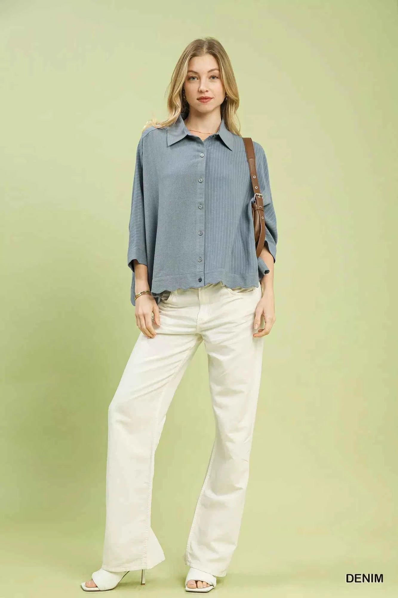 Umgee Oversized Striped Button-Down Shirt 81bcbde5-68a3-4c60-b73c-6993ace4a3cf-Max-Origin