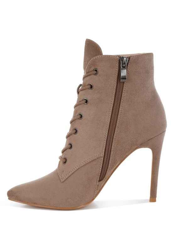 Nesta Stiletto Heel Lace Up Boots 81c0b939-ec3d-4978-b8c6-e5c2474db449