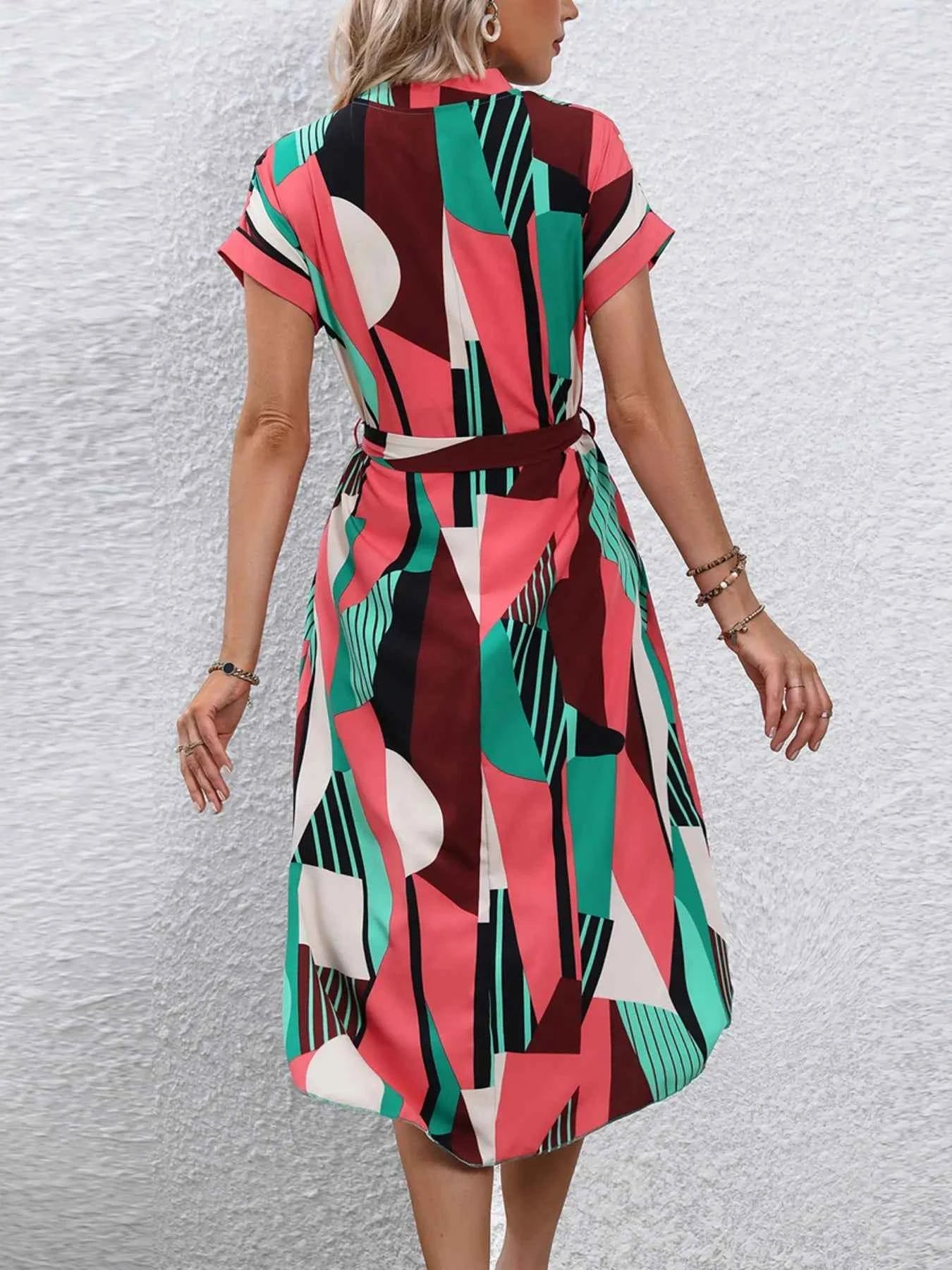 Tie Waist Short Sleeve Dress 81c14e1f-3ca7-42b7-974a-6c3eafda411f-Max-Origin