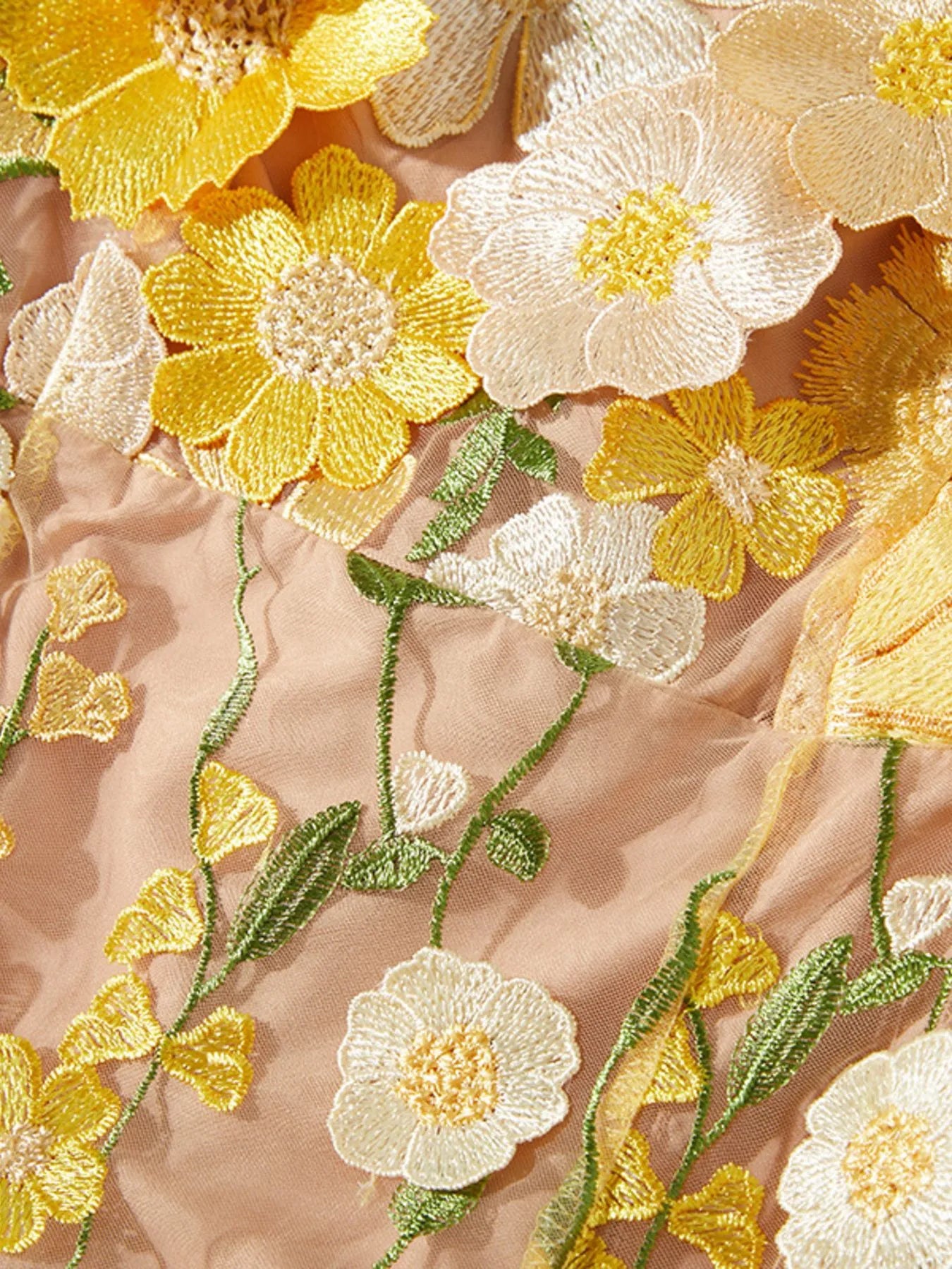 Floral Embroidered Mesh Long Sleeve Midi Dress 81c333eb-0aaf-4227-9dbc-0fceaf81f817-Max-Origin