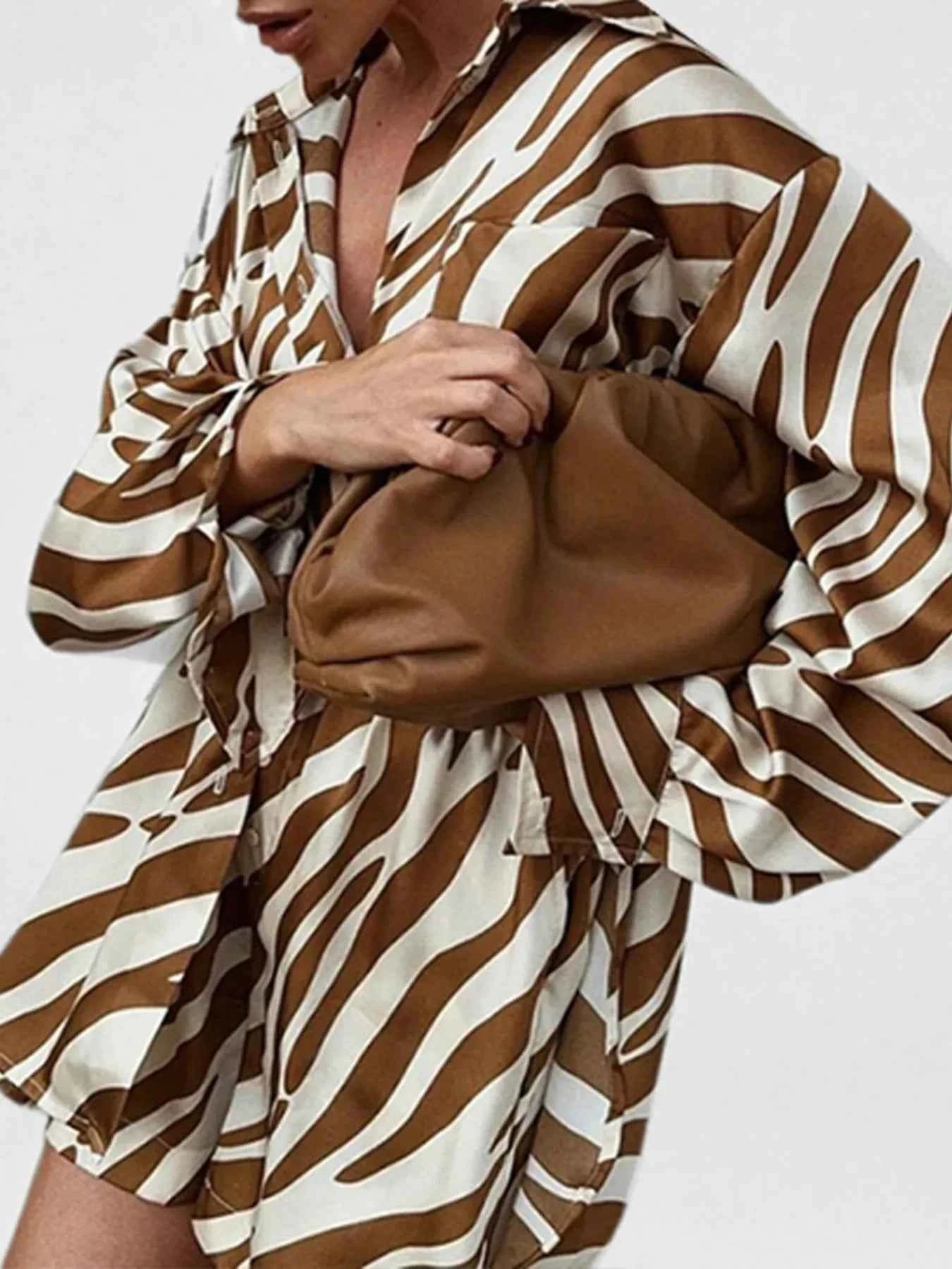 Full Size Zebra Print Shirt and Shorts Matching Set Plus Size 81d98b7b3c5745ff9e7a4a18e79ce995-Max-Origin