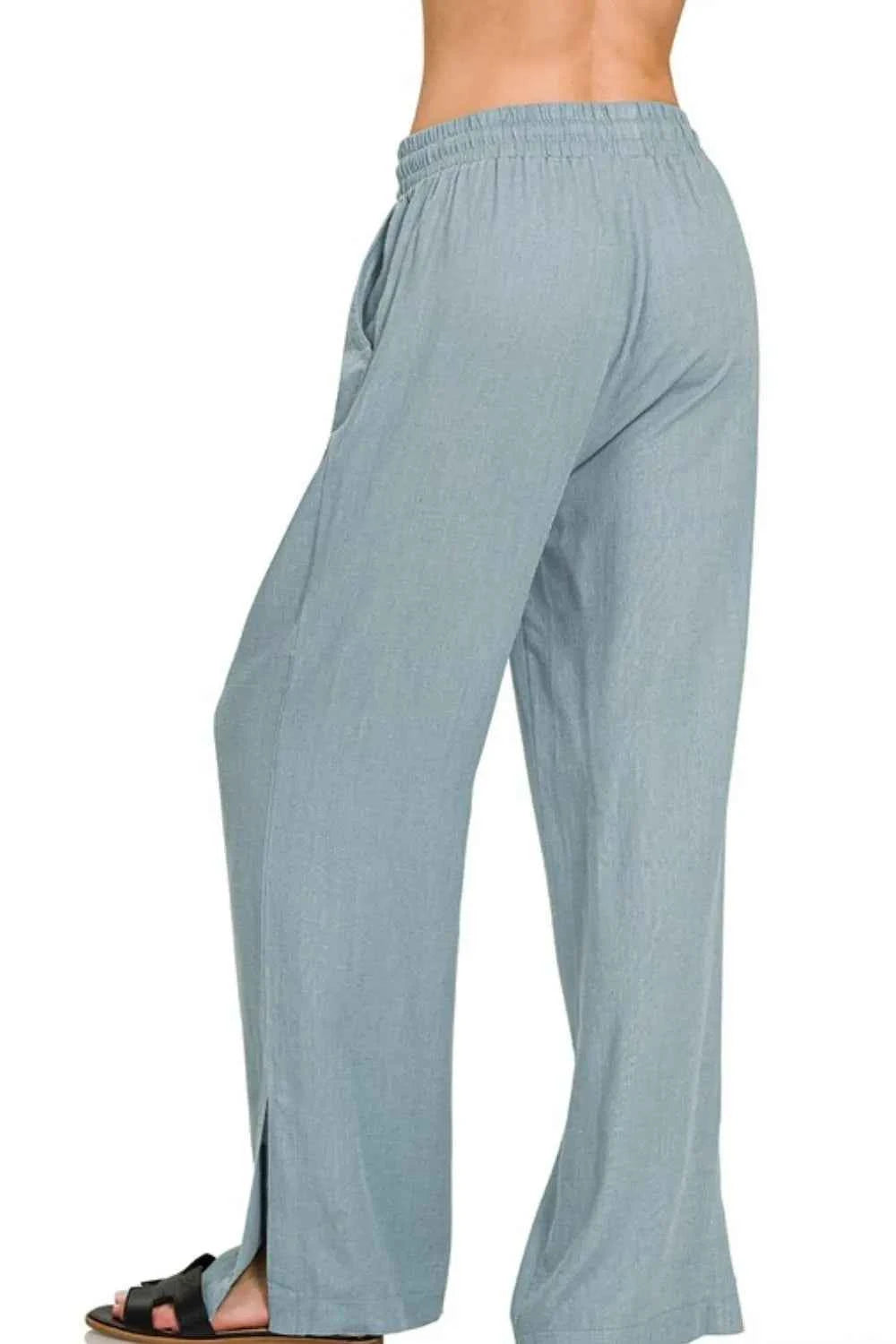 Zenana Linen Drawstring Pants 81daf224-3d1e-42e5-9401-90c80260ecda-Max-Origin