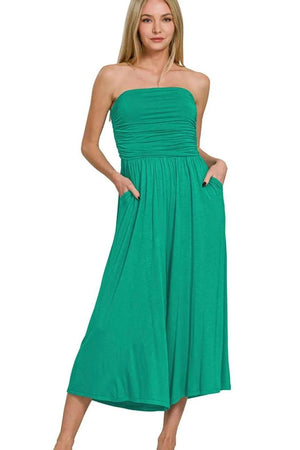 Double Layered Strapless Tube Top Jumpsuit K GREEN 81e848c5-d079-4020-b358-193fd7feac92-Max-Origin