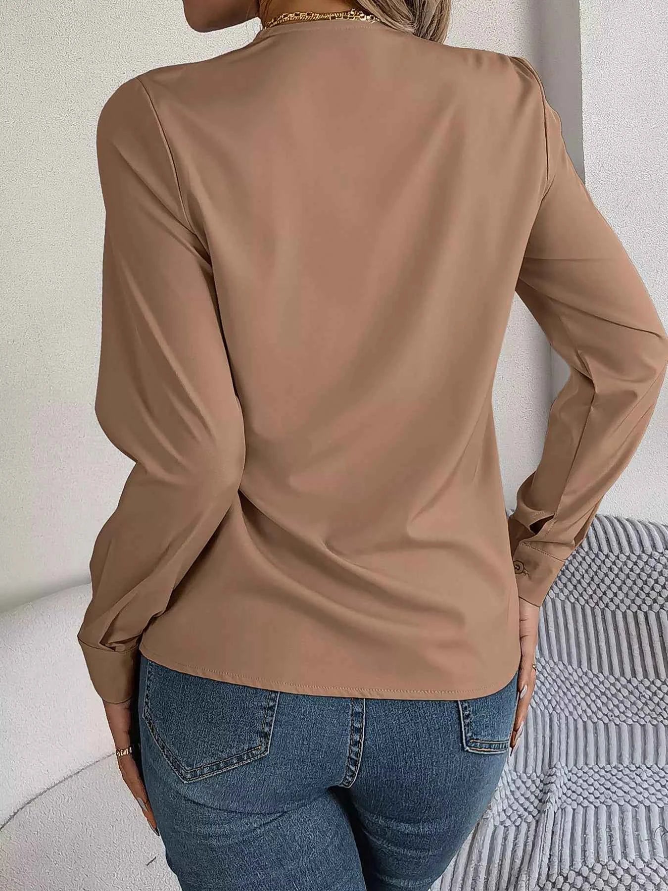 Layered V-Neck Long Sleeve Blouse 81e9e6c1-c1d5-4cf3-af85-5000cf81dac7-Max-Origin