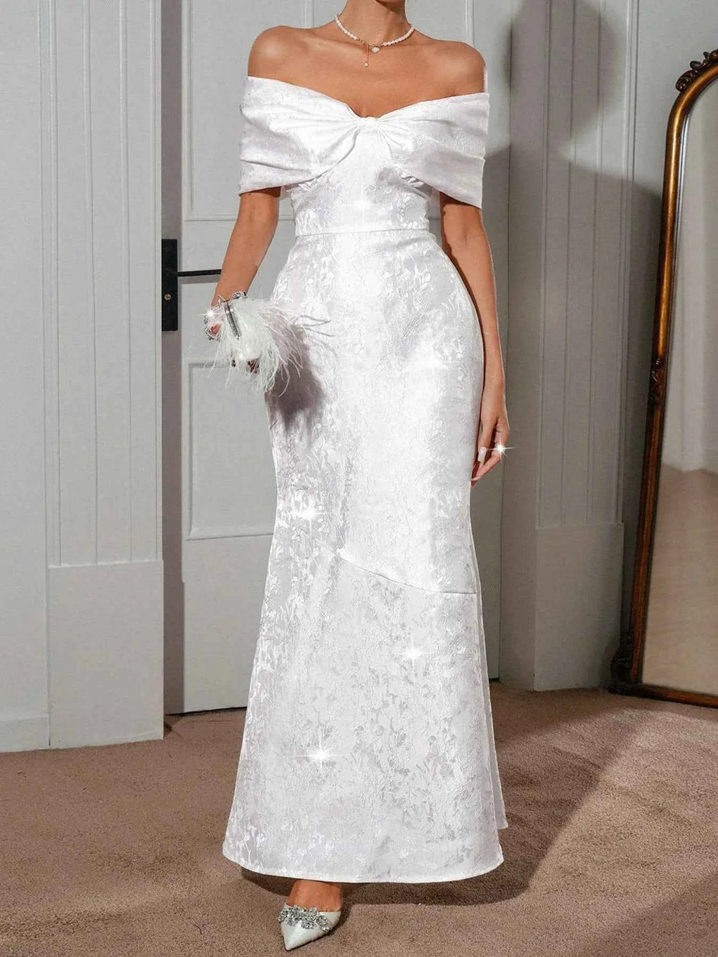 Bow Off-Shoulder Maxi Dress 8201934f-7a0e-4f5e-a0c6-4422af2d85f4-Max-Origin