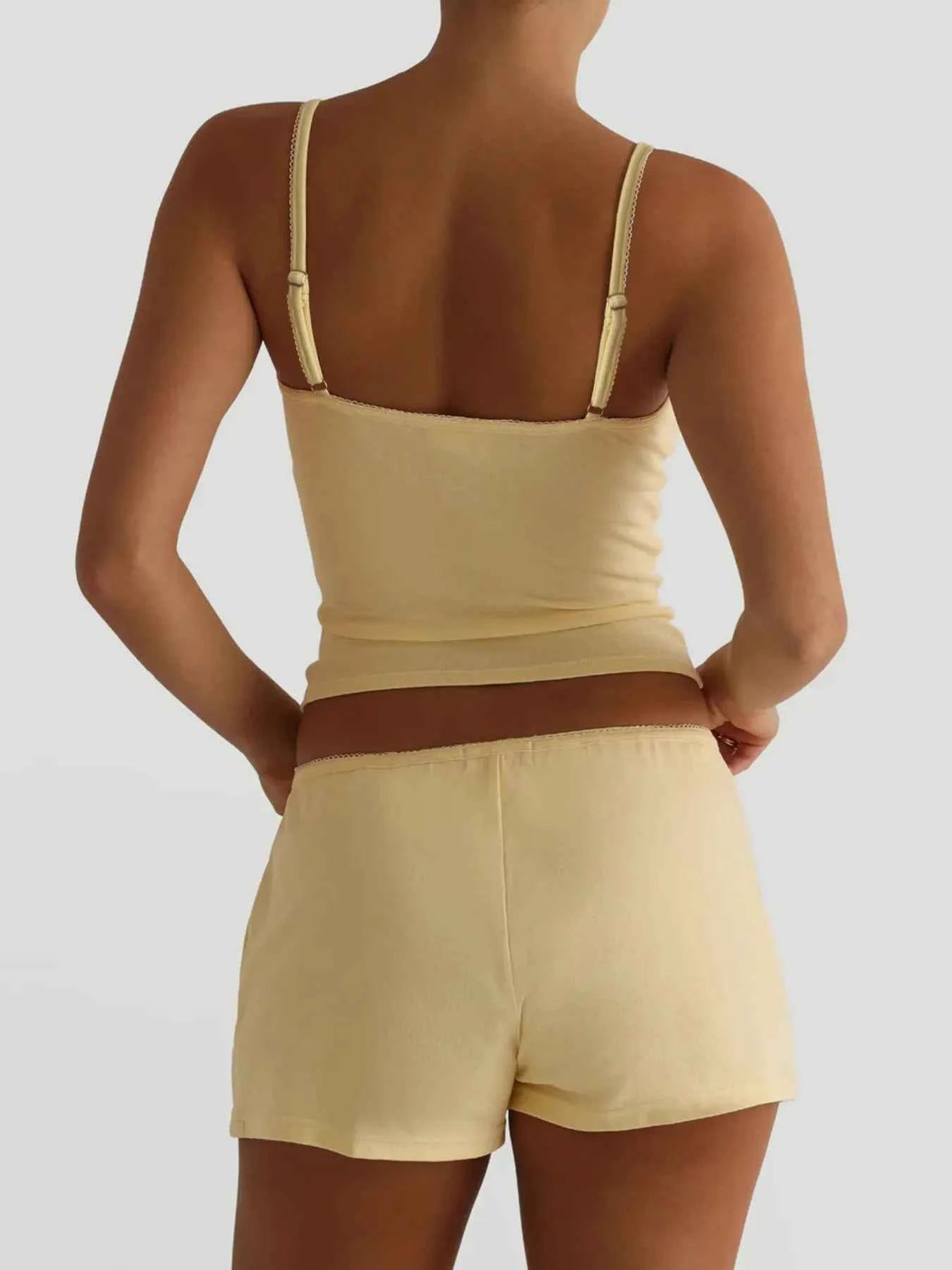 V-Neck Cami and Shorts Set 82197b33a88c4327aedbf3ee56bef646-Max-Origin