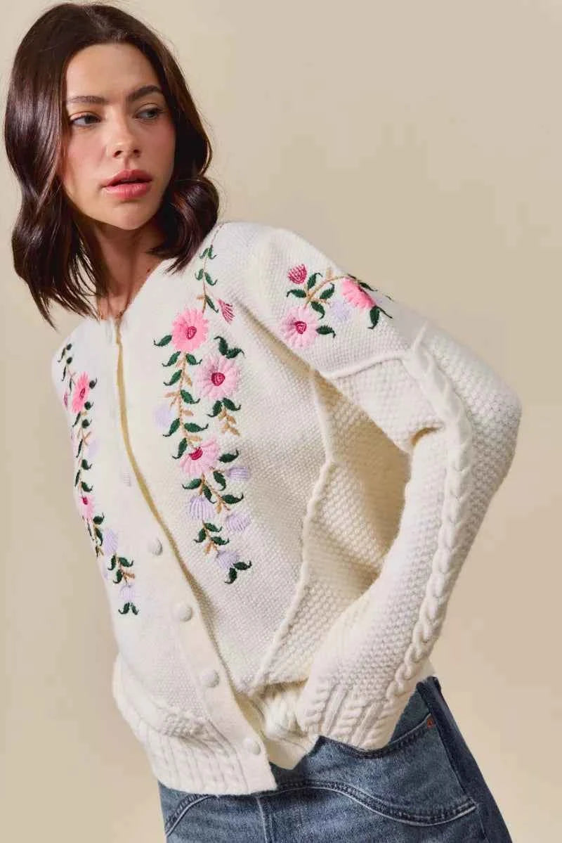 SO ME Floral Embroidered Coquette Sweater Cardigan 82231fa824b54de890ed4230034a7bbc-Max-Origin
