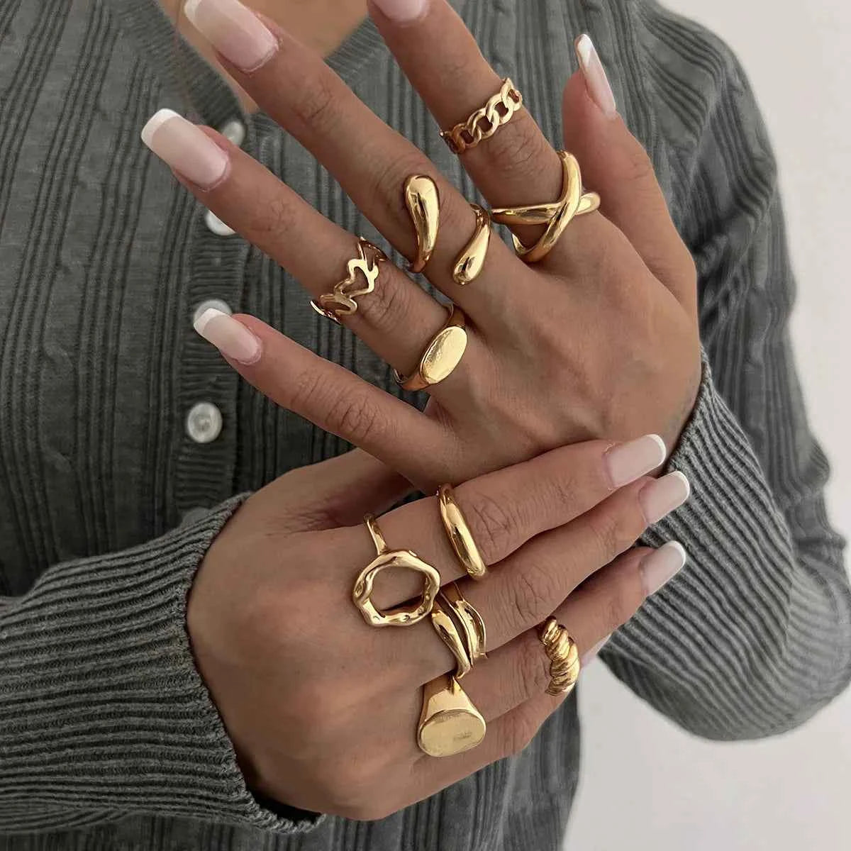 10-Piece Alloy Geometric Ring 826a2c5d-add8-4ece-8372-14770a11be4a-Max-Origin