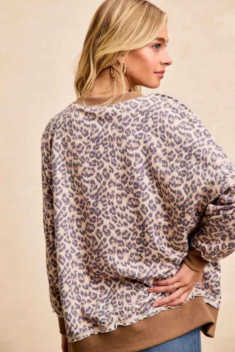 BiBi Leopard Printed French Terry Sweatshirt 82a33a74bc1c40ad9119f941fd7c312e-Max-Origin