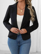 Single Button Slim Long Sleeve Blazer 82b2c712d55a4cfcafeaca848232da64-Max-Origin