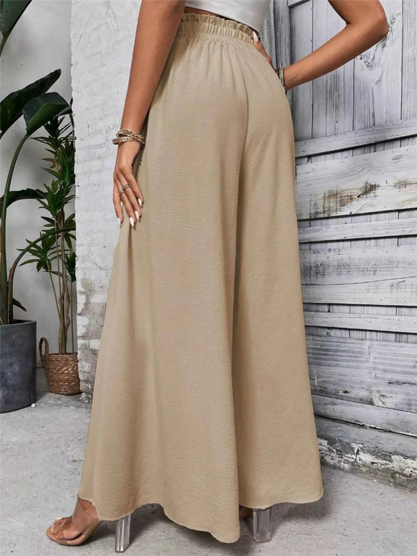 Frill Wide Leg Pants 82c4dae16f63414d9adca8c160781933-Max-Origin