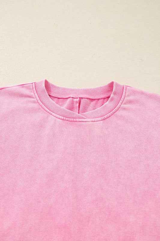 Valentine Solid Mineral Wash Crewneck Sweatshirt 82d26cf7-07b4-43a9-b6bd-0410eed2f6b9