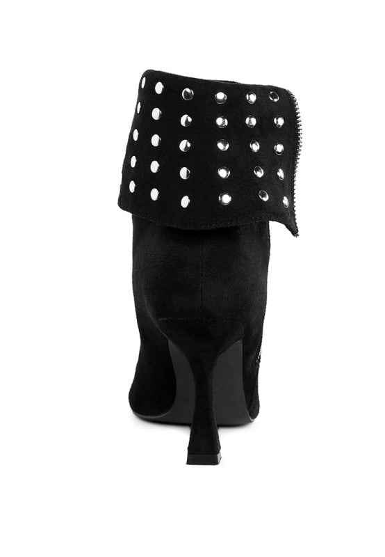 Kolara Studded Foldover Boots 82d8be2b-e800-4939-8b72-8eb822fec9a0
