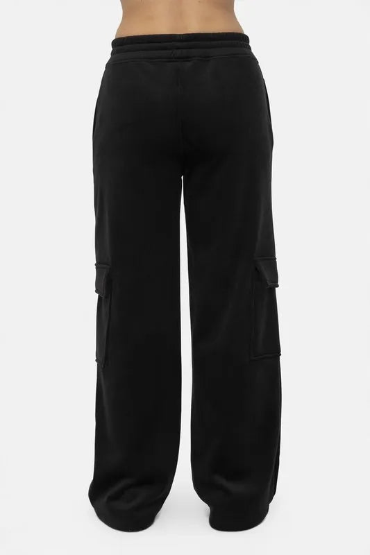 Mono B Elastic Waist Corduroy Cargo Pants 833c2c9b-67f6-4a55-a86e-c4285c32ae42-Max