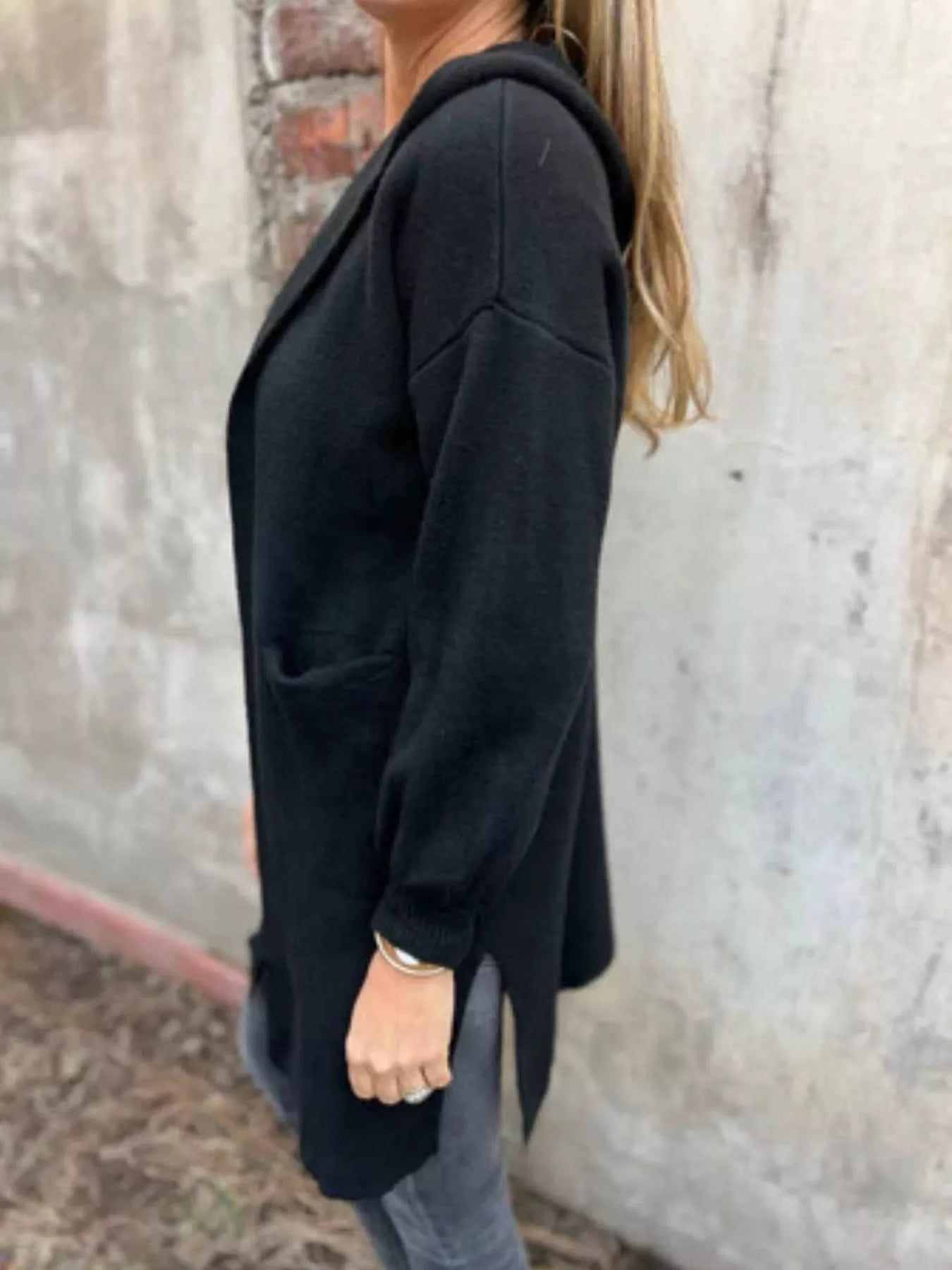 Full Size Open Front Drop Shoulder Hooded Cardigan Plus Size 8342c604-03be-4c3a-b734-c9cf7d935620-Max-Origin