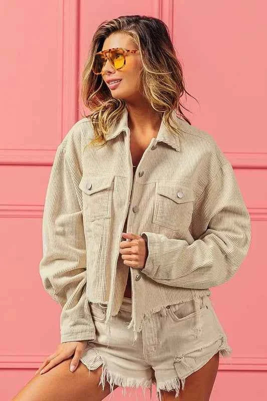 BiBi Vintage Washed Corduroy Jacket 83c1f571-5929-443a-b929-a056bb74613d-Max-Origin