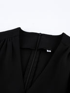 Ruched Surplice Long Sleeve Dress 83ca5a8b-3afa-4fef-9b5f-6623cafb85db-Max