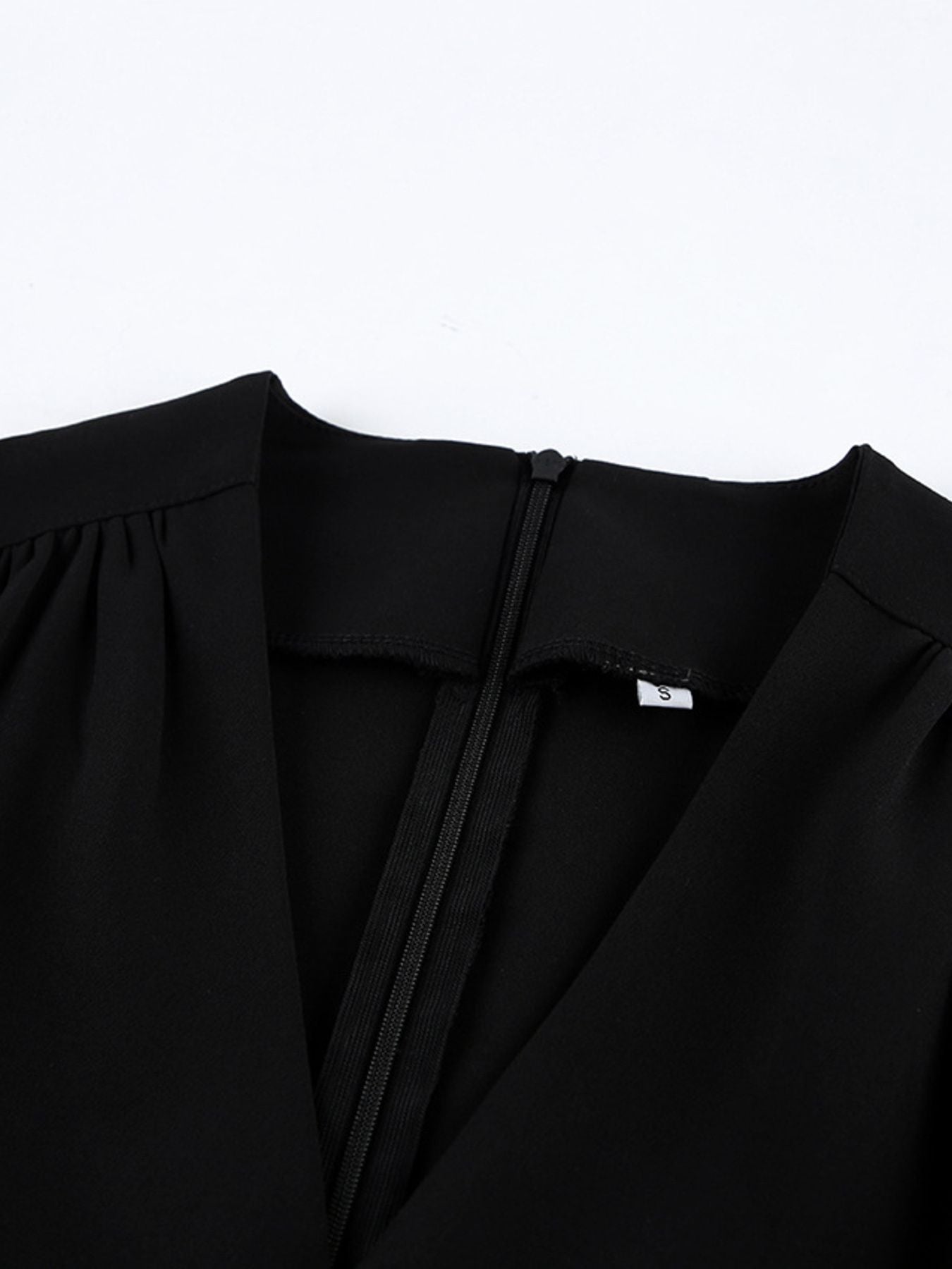 Ruched Surplice Long Sleeve Dress 83ca5a8b-3afa-4fef-9b5f-6623cafb85db-Max