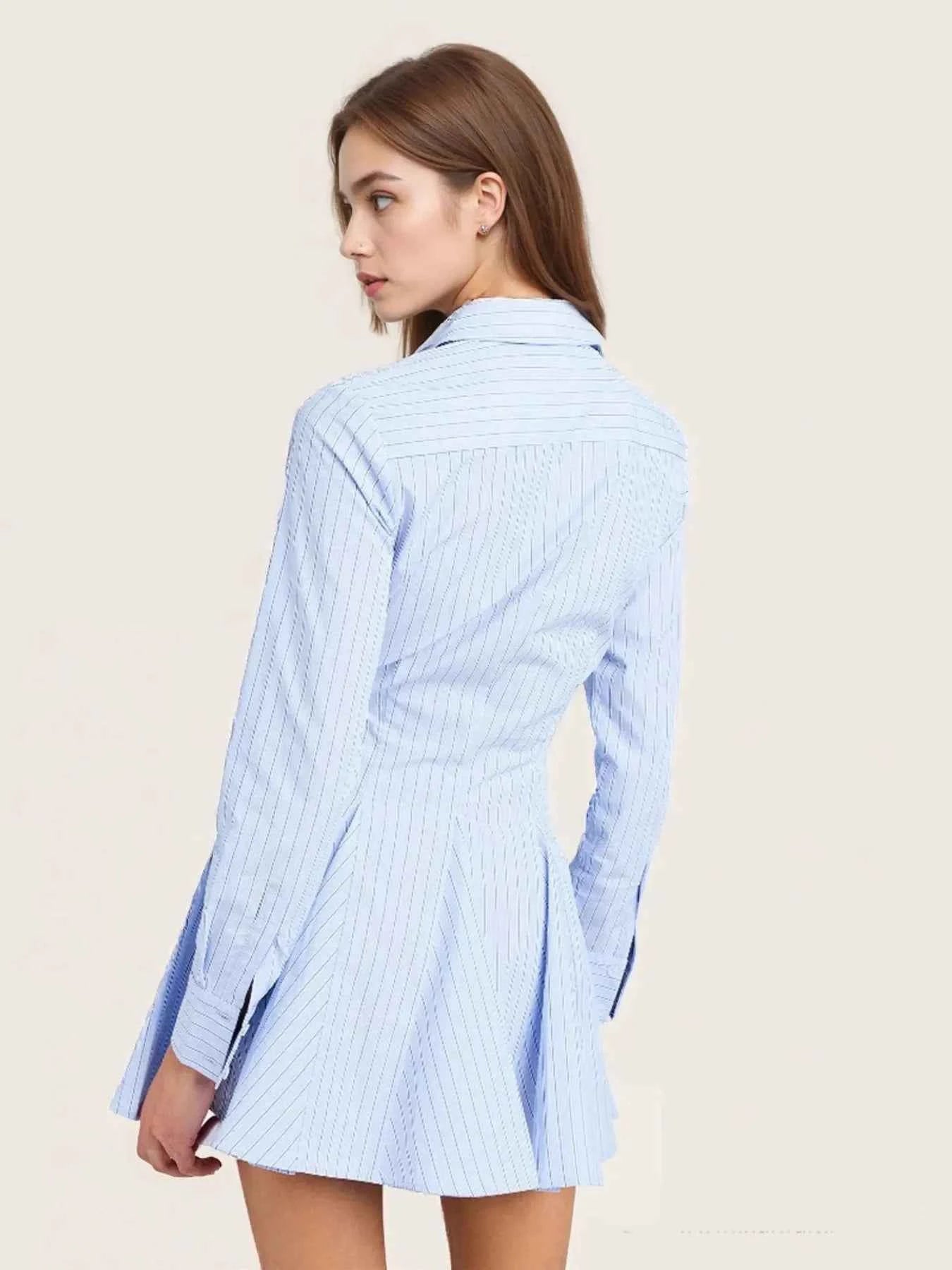 Striped Button Up Shirt Dress 83d05a77e33147c9a9c6a26382f7f2fe-Max-Origin