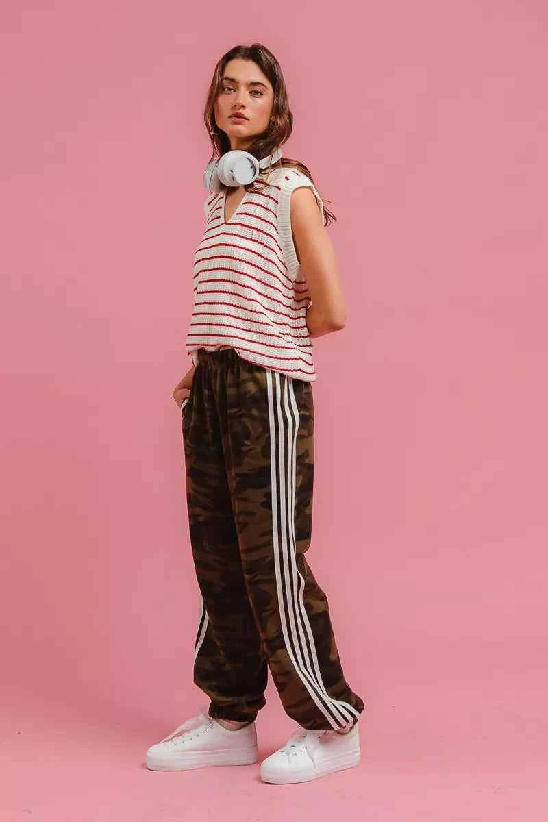 BiBi Side Lines Camouflage Track Pants 83d2f6a60b004126921fec9626a89760-Max-Origin