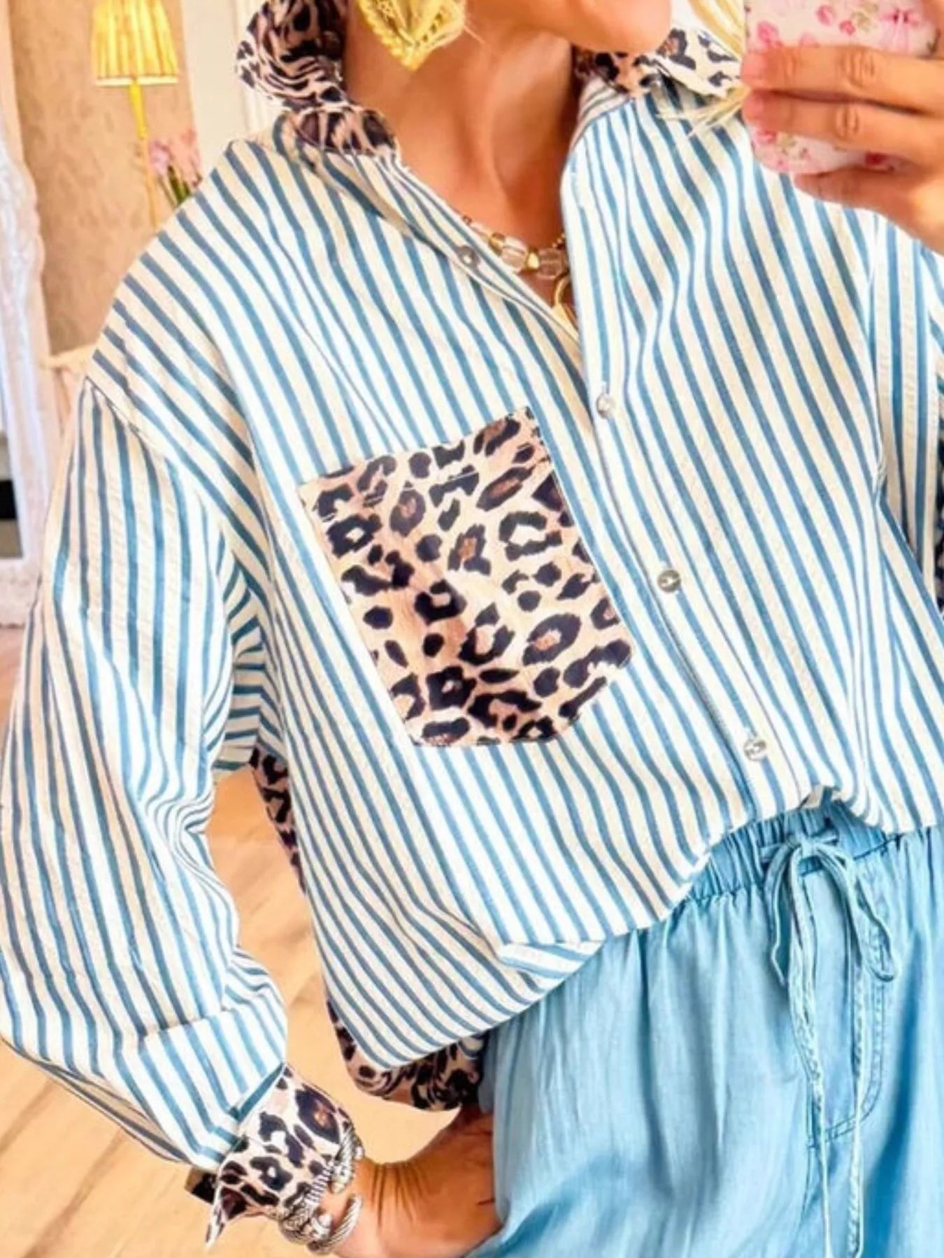 Leopard Striped Button Up Shirt 83dbe523-75d6-4f20-80e4-c7a6a7d4c945-Max-Origin