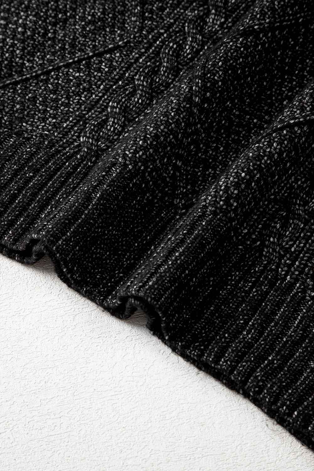 Oatmeal Cable Knit Drop Shoulder Loose Fit Sweater Dress 83e13e14a478c0cd