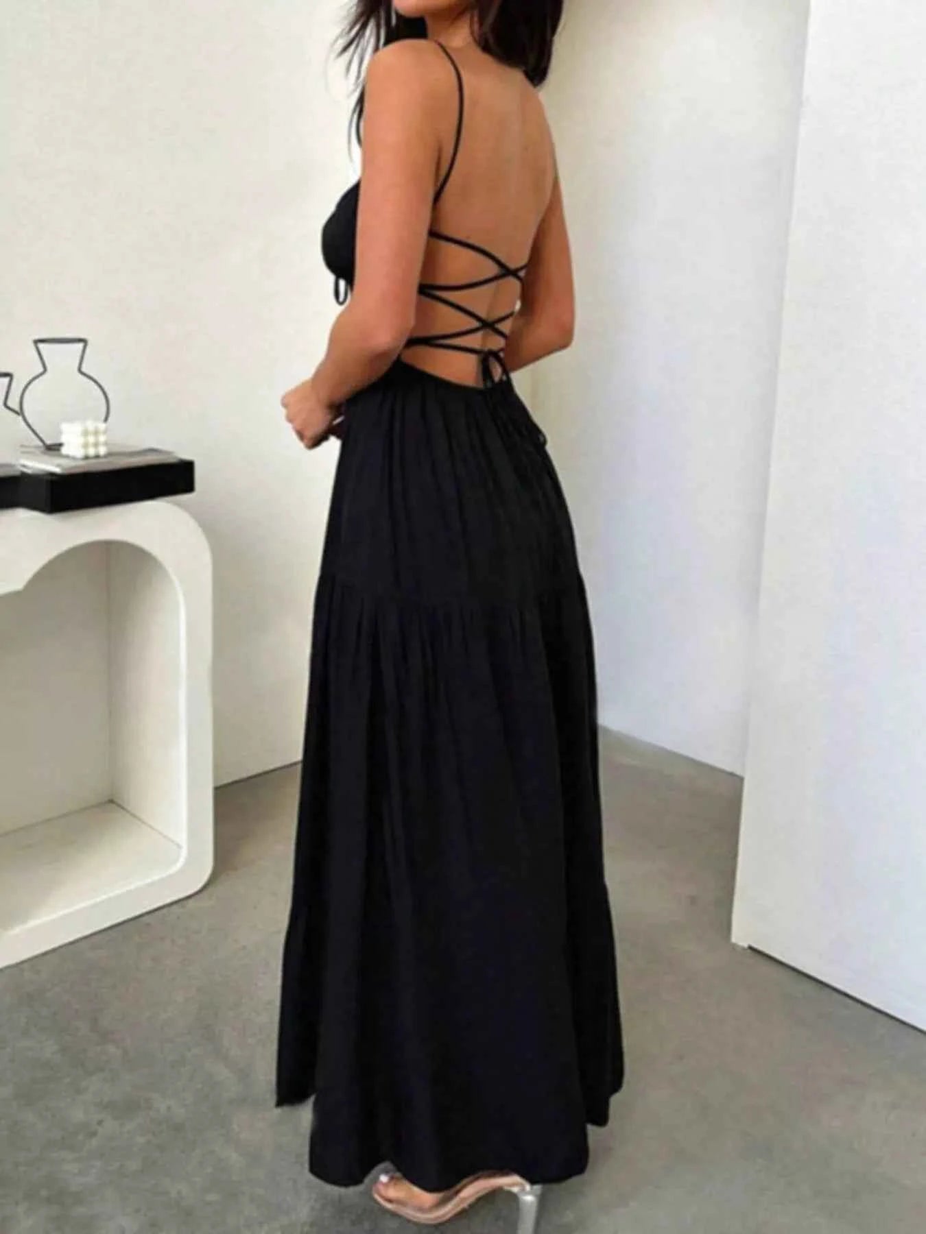 Lace Up Back Maxi Cami Dress 83edb51caf9040b3ac449afda5a8f104-Max-Origin