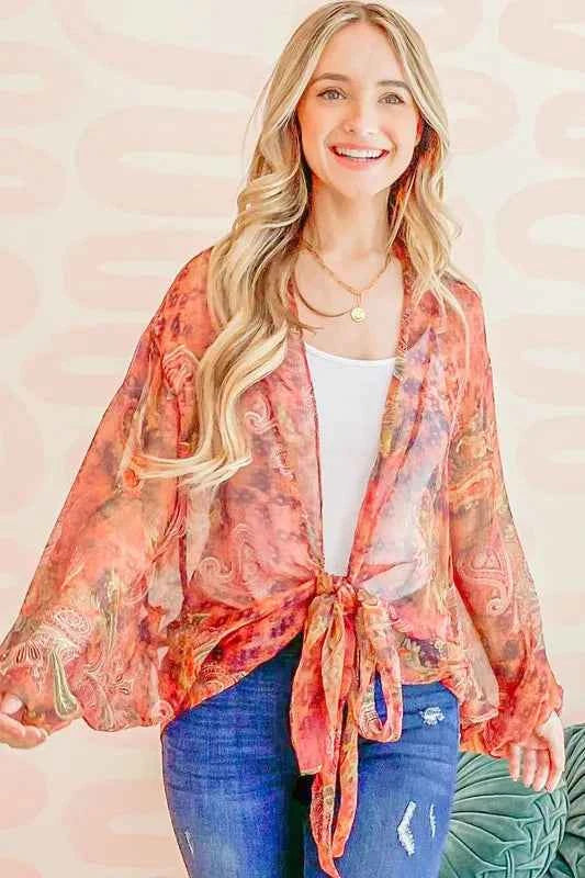 And The Why Front Tie Knot Oversized Print Top 83f54c4d497f4454952872e187a4eb5c-Max-Origin