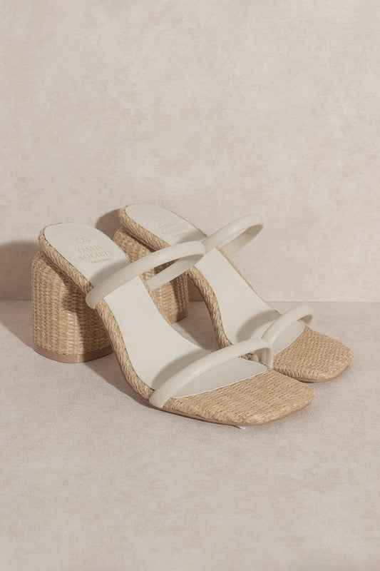 D-MARGARET-RAFFIA, HIGH HEEL, MULES BEIGE 8436b8da-5341-4d24-b736-147a9d7e62dd