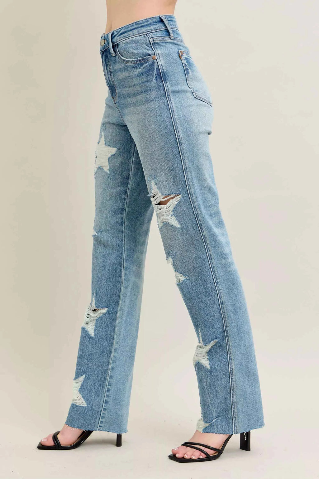 Judy Blue Full Size High Waist Rigid Magic Star Shaped Destroy 90's Straight Jeans Plus Size 845939f3d1da4d26974ad41ad6026e22-Max-Origin