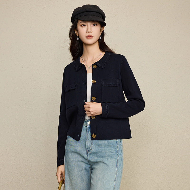 The French-Inspired Crochet-Detail Polo Cardigan 84A1B5F125F6E382B3051894C90C2E9E_c75e3d57-761e-49d9-9ee3-39425bf3adb4