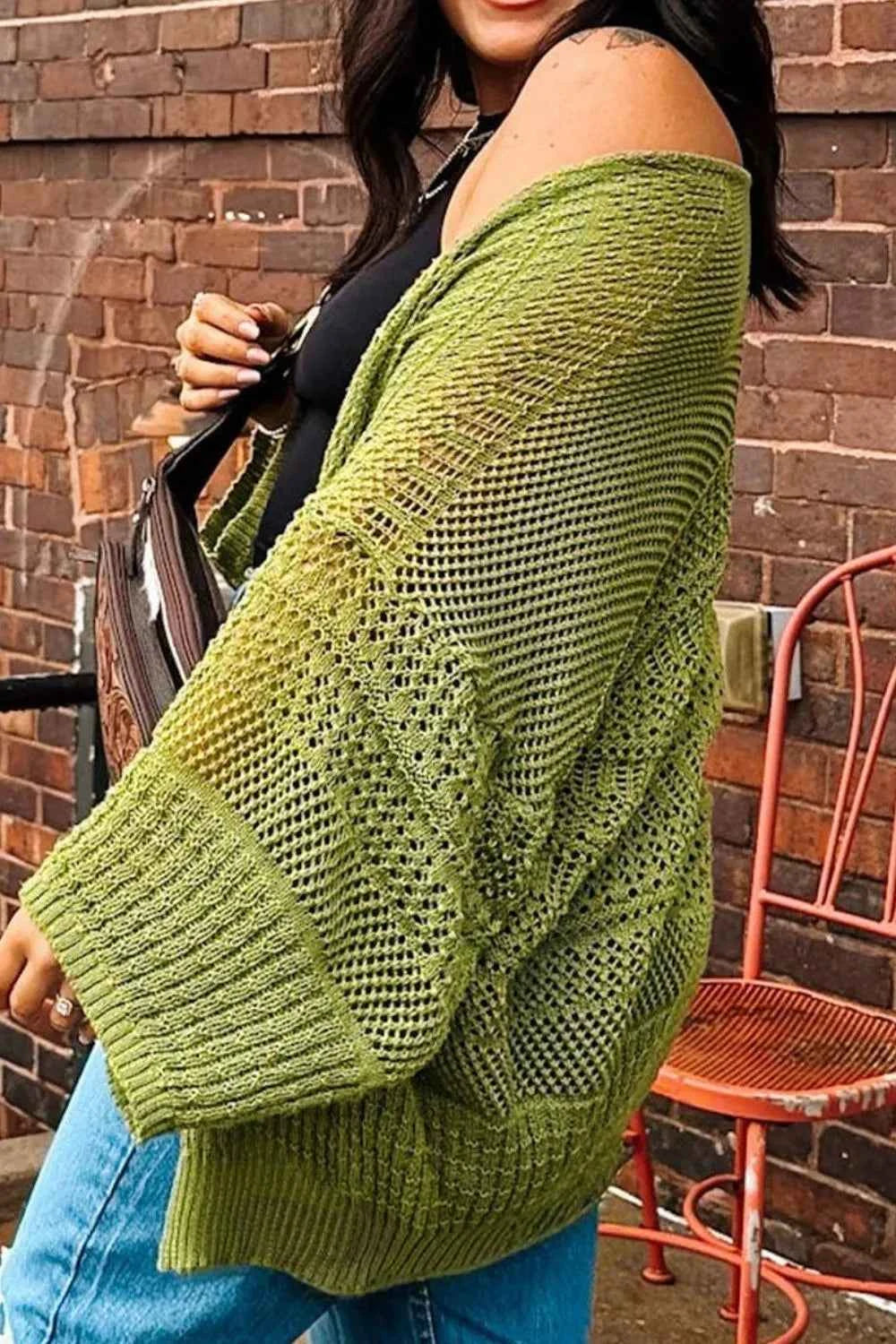 Chunky Knit Open Front Cardigan 84a48ede-129a-45c2-8f2a-8c74b40689c9-Max-Origin