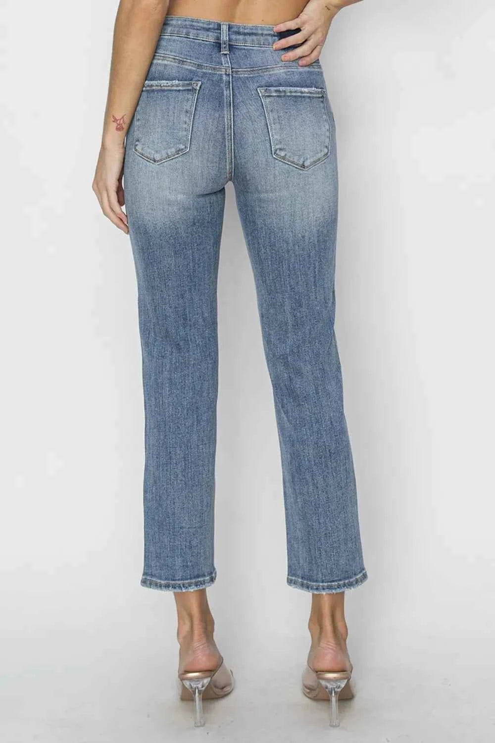 RISEN Full Size High Waist Distressed Cropped Jeans 84ba07e2-274d-4f80-86a8-f84e1f8a159e-Max