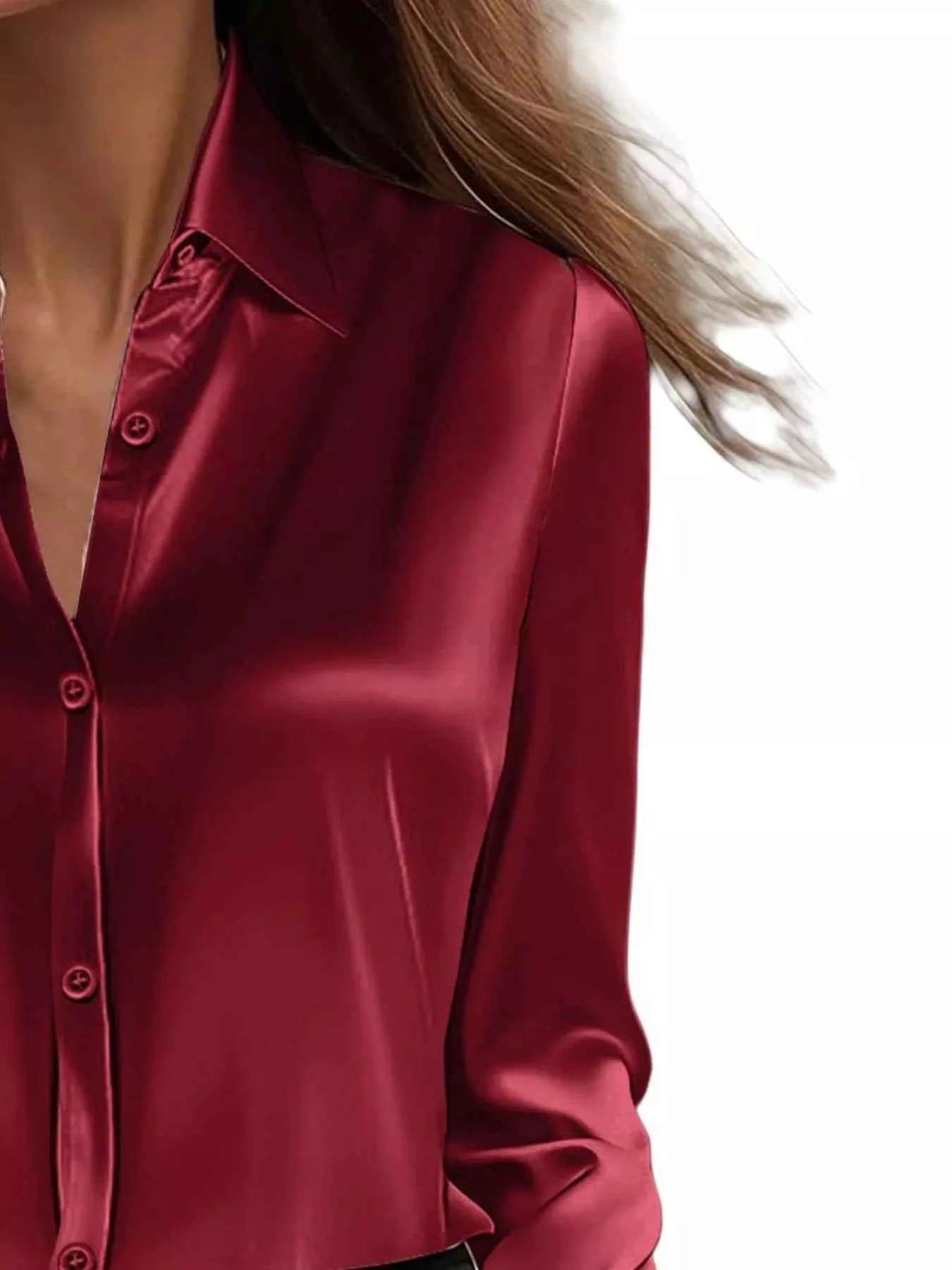 Full Size Button Down Collared Neck Long Sleeve Shirt Plus Size 84d11dba-b8cf-4349-8675-03a52c0972d7-Max-Origin