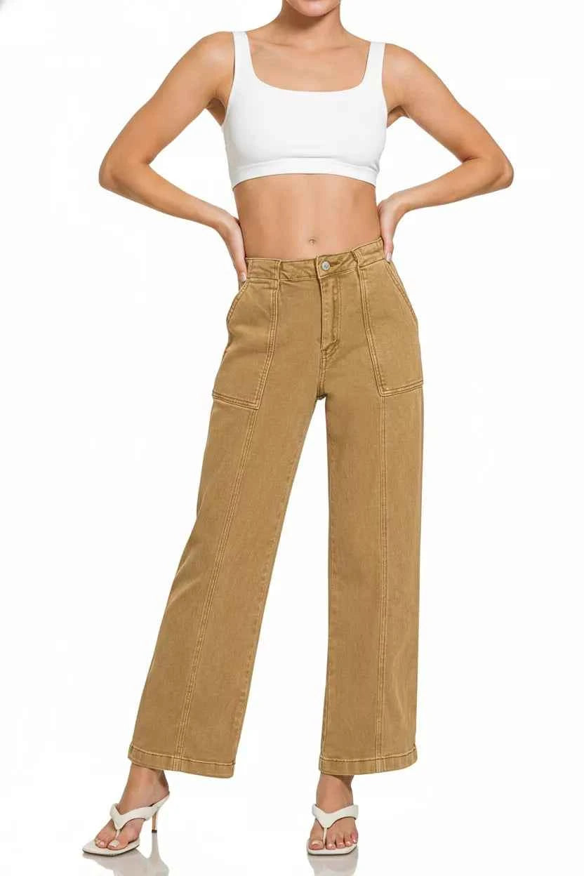 Zenana Straight Leg Utility Pocket Jeans 84d19c5d-f1fd-45a6-913f-375ee6f3b2ec-Max-Origin