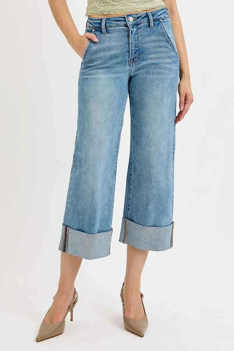 RISEN Full Size Tummy Control High Rise Ankle Wide Cuffed Jeans Plus Size 84d448351a6e4dc9909e0a2a5e0bec2f-Max-Origin
