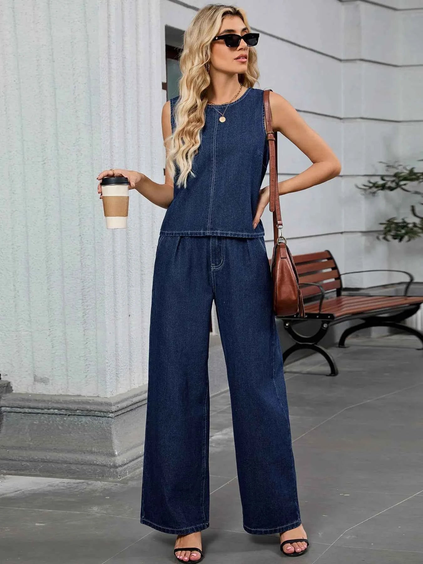 Round Neck Tank and Pants Denim Set 84d753a467334446ae165d6a06df2bb0-Max-Origin