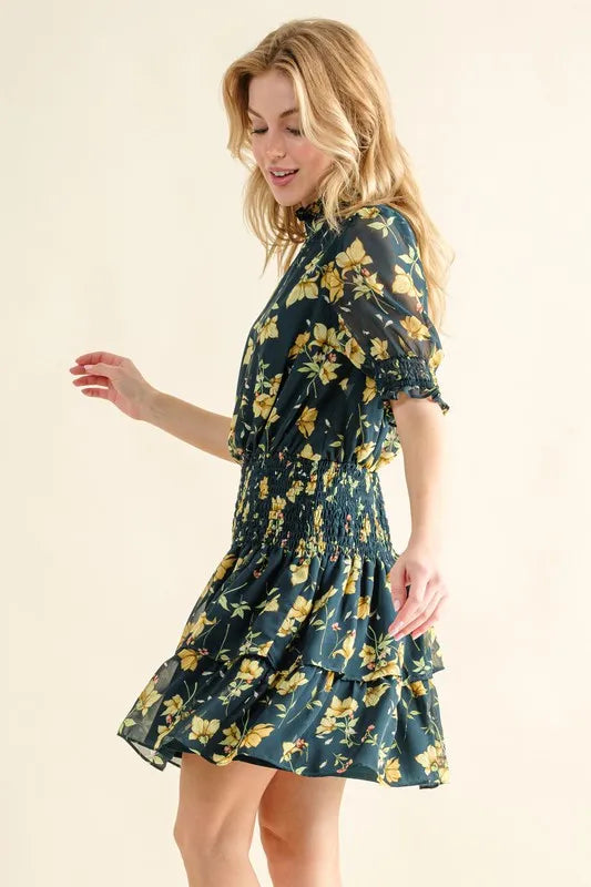 And The Why Floral Print Smocked Waist Mini Dress 851113a082ec4c4aae0c66b8f3a118e6-Max-Origin