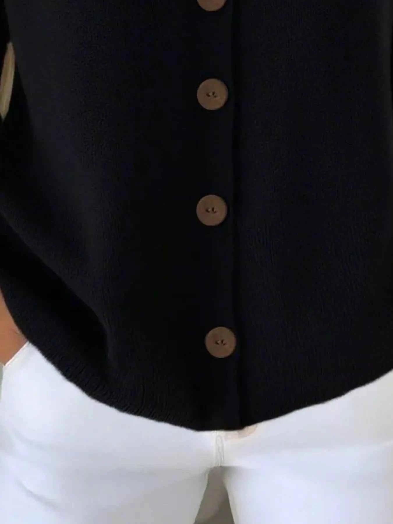 Full Size Button-Front V-Neck Cardigan Plus Size 8522e7b8-5759-4cb5-80de-838020902ffa-Max-Origin