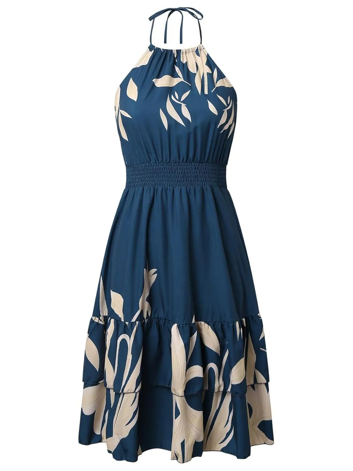 Paisley Print Halter Neck Mini Dress 8525cfd7-8b26-4938-8359-6028e897a740-Max-Origin