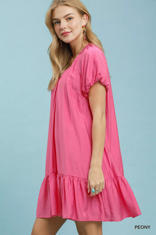 Ruffle Hem Shift Mini Dress 853cef93-acee-4812-b011-5cb127a71175-Max-Origin