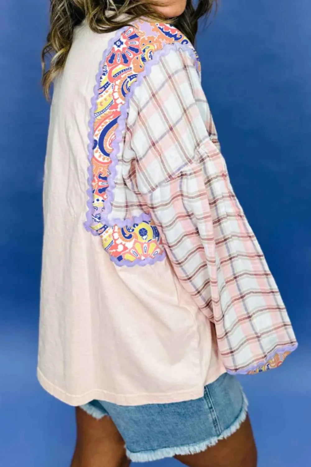 Paisley Print Plaid Long Sleeve Oversized Top 8557d94f-67c9-479e-8d6d-fe85b125b9db-Max-Origin