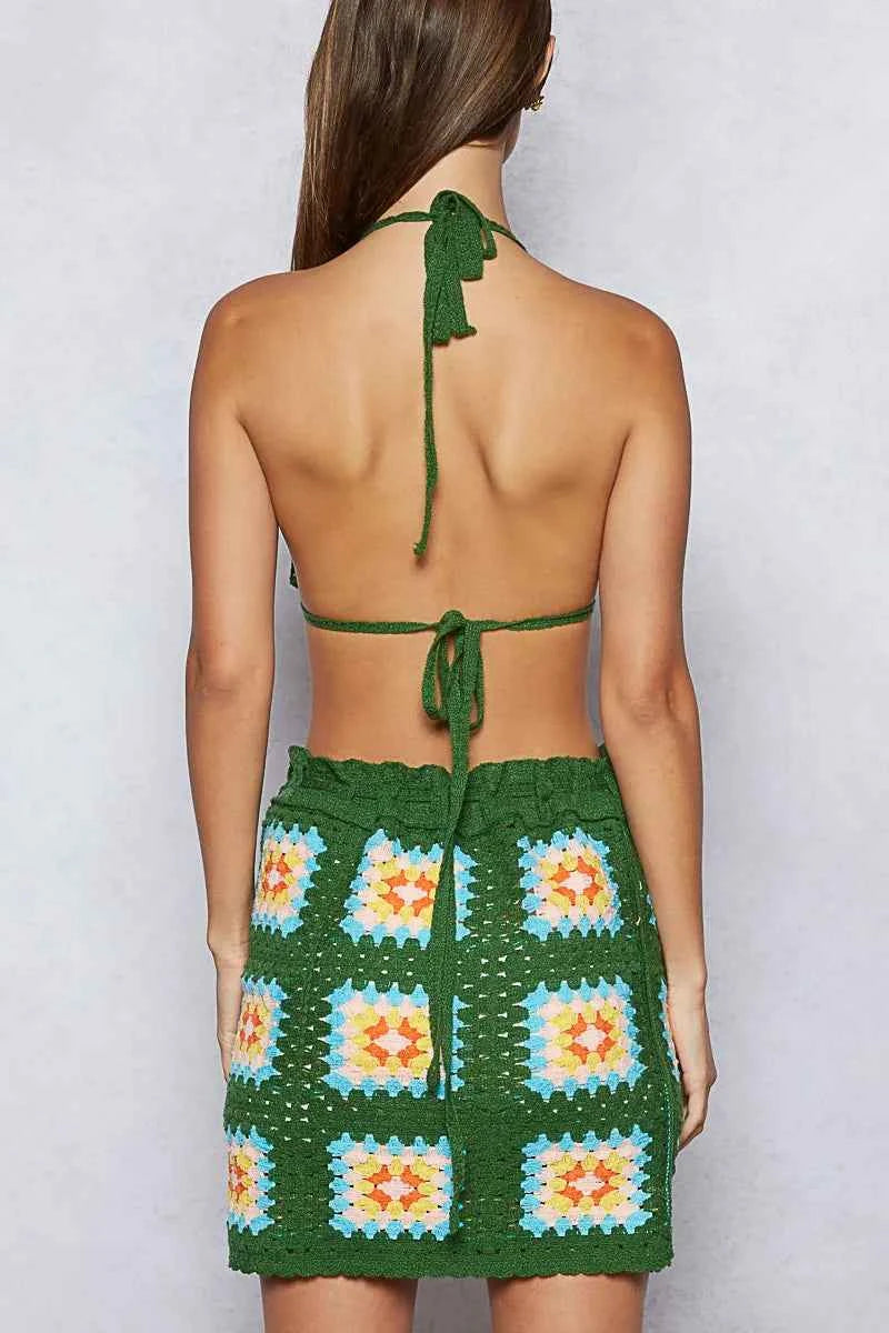 POL Crochet Halter Neck Cami and Skirt Sweater Set 855872e1-3650-4be8-8c6c-58cfea4b95c3-Max-Origin