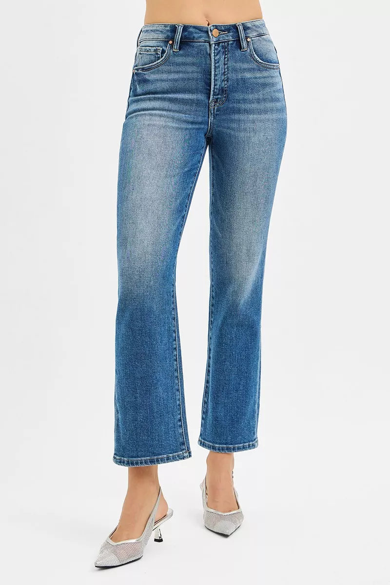 RISEN Tummy Control High Rise Crop Straight Jeans 85702d6356584fe5b7c8002d4c975829-Max-Origin
