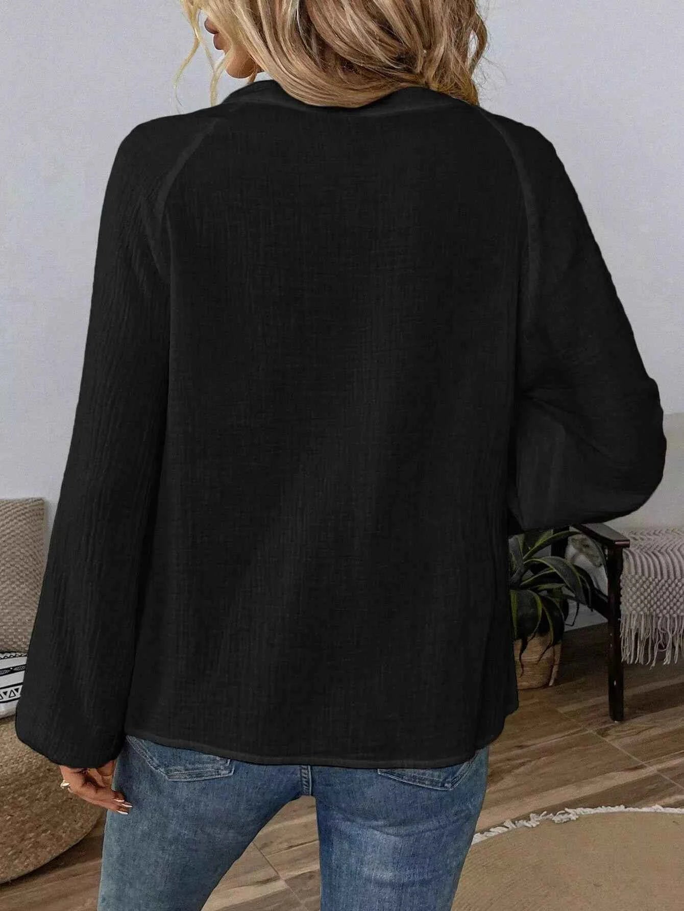 Paisley Notched Balloon Sleeve Blouse 85a40a96-4f05-44bb-846b-5d9daab857eb-Max-Origin